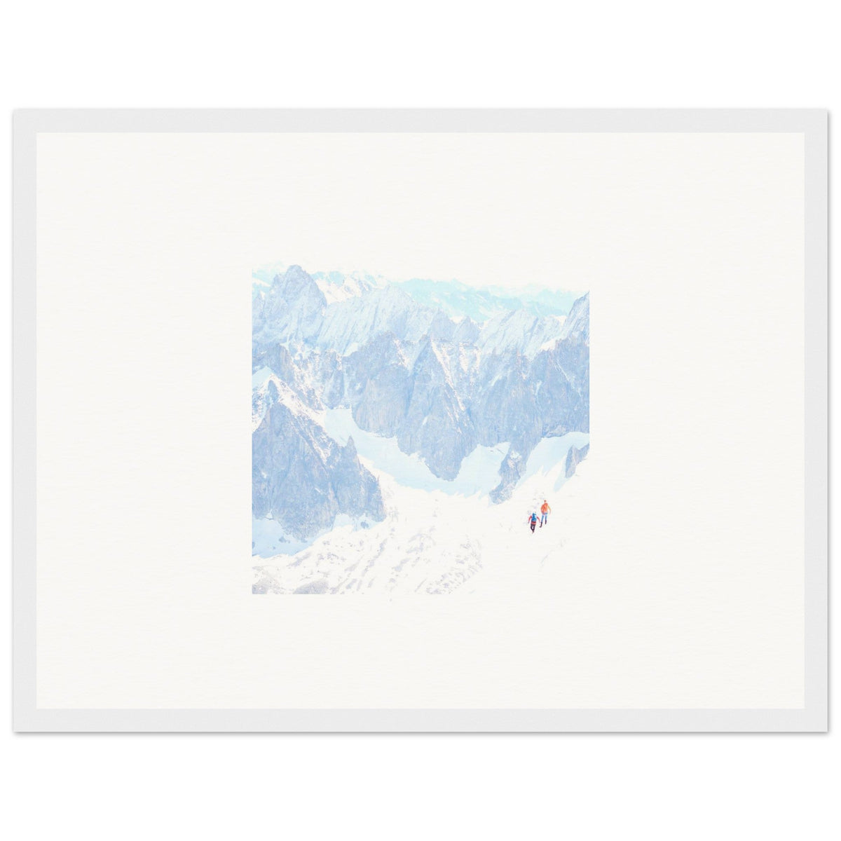 White Mountain 01, a photograph in a white frame