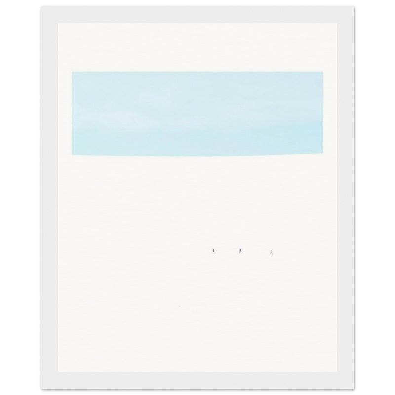Blanc 03 · Framed Fine Art Print · Seamlessly
