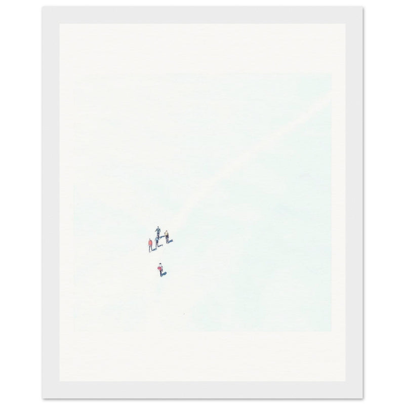 Blanc 02 · Framed Fine Art Print · Seamlessly