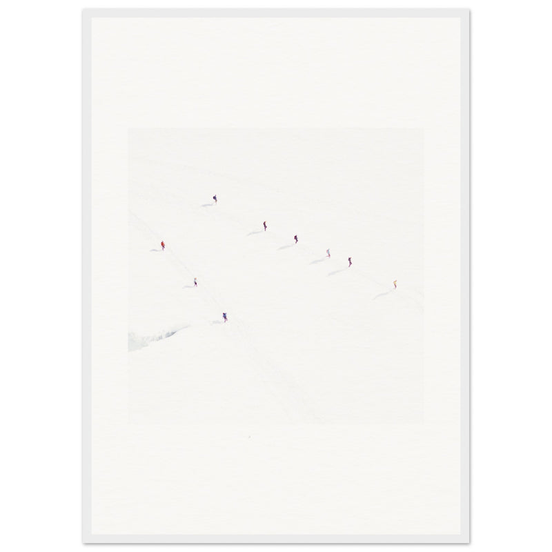 Blanc 05 · Framed Fine Art Print · Seamlessly